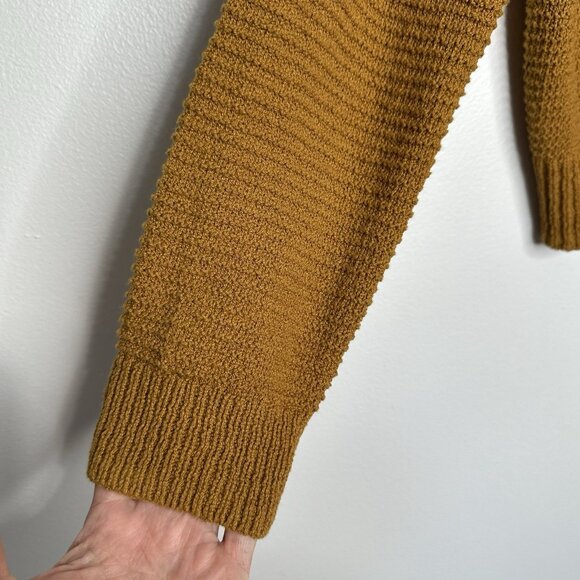 Madewell Deville Cardigan Sweater Antique Gold Medium - Picture 5 of 9
